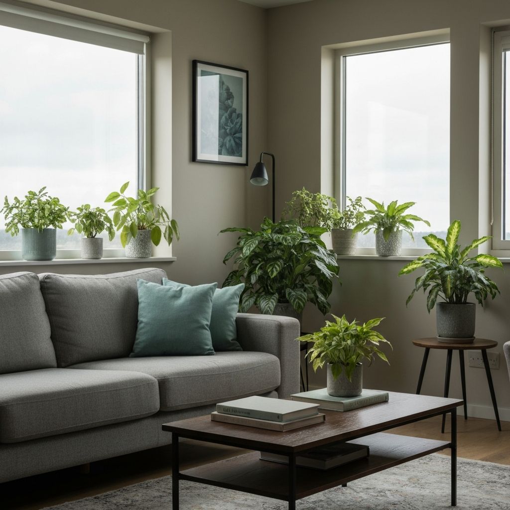 Everyday lifestyle scene with home interior